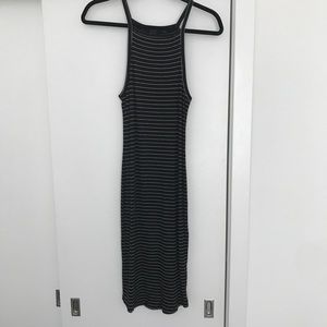 F21 Striped Midi Dress